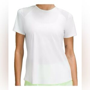 LULULEMON Sculpt Short-Sleeve Shirt White 12 Like New